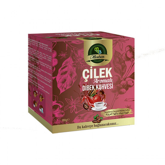Çilek Aromalı Dibek Kahvesi
